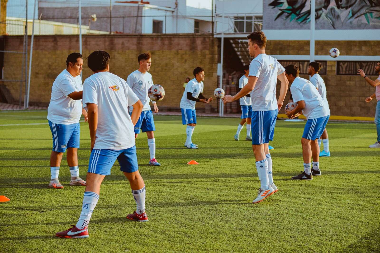 Jogadores em campo