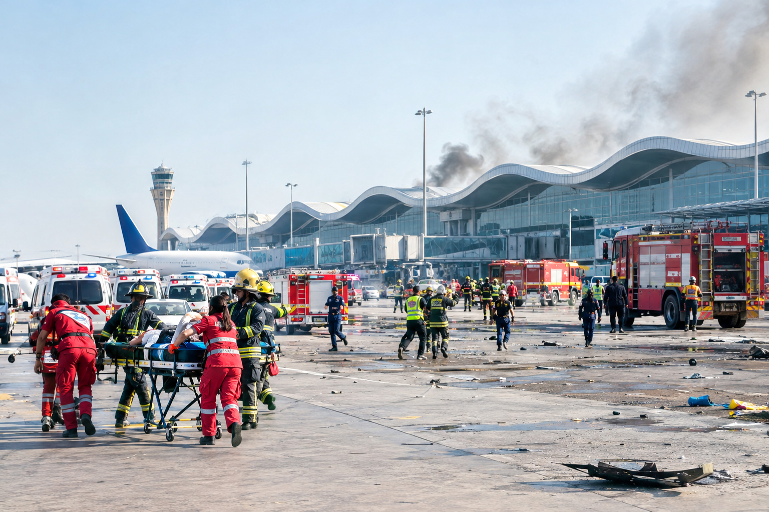 Ataque a Míssil em Aeroporto de Riade Resulta em Mortes e Feridos
