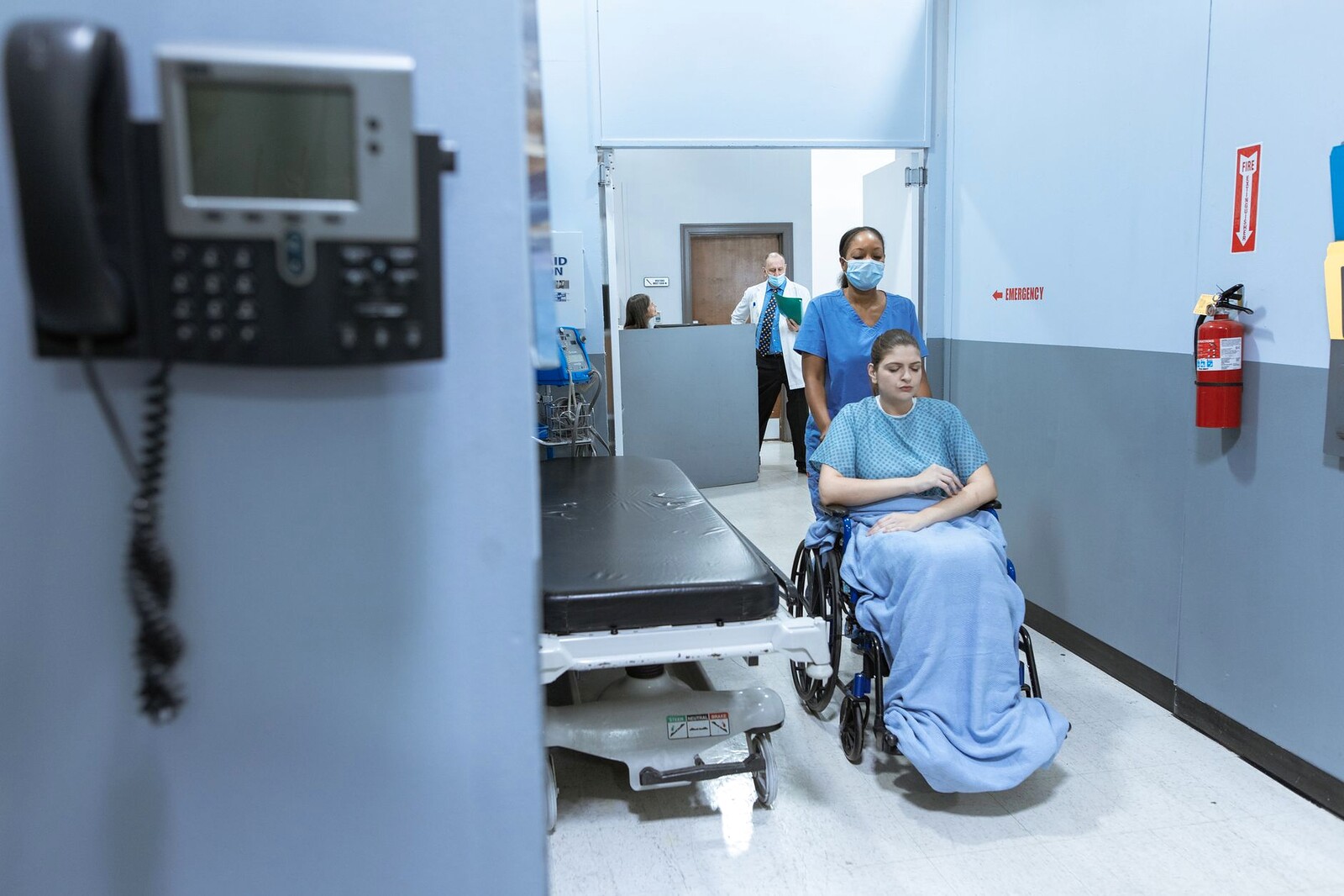Hospitais sobrecarregados