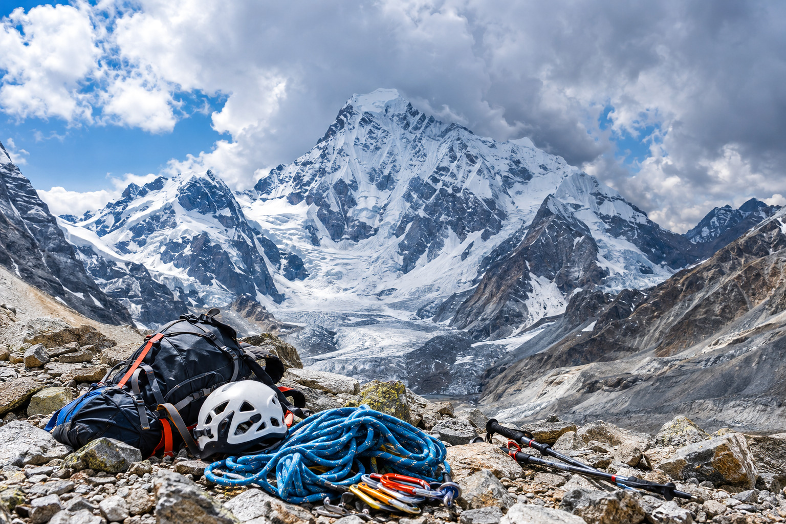 Avalanche no Nepal