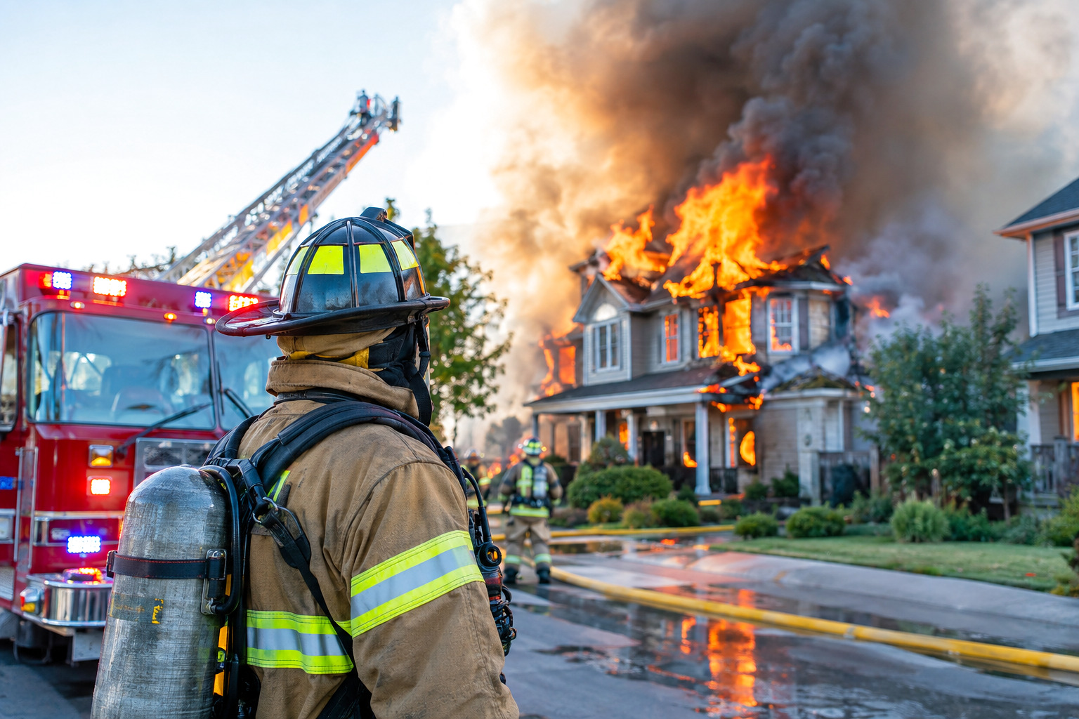 Incêndio em casa